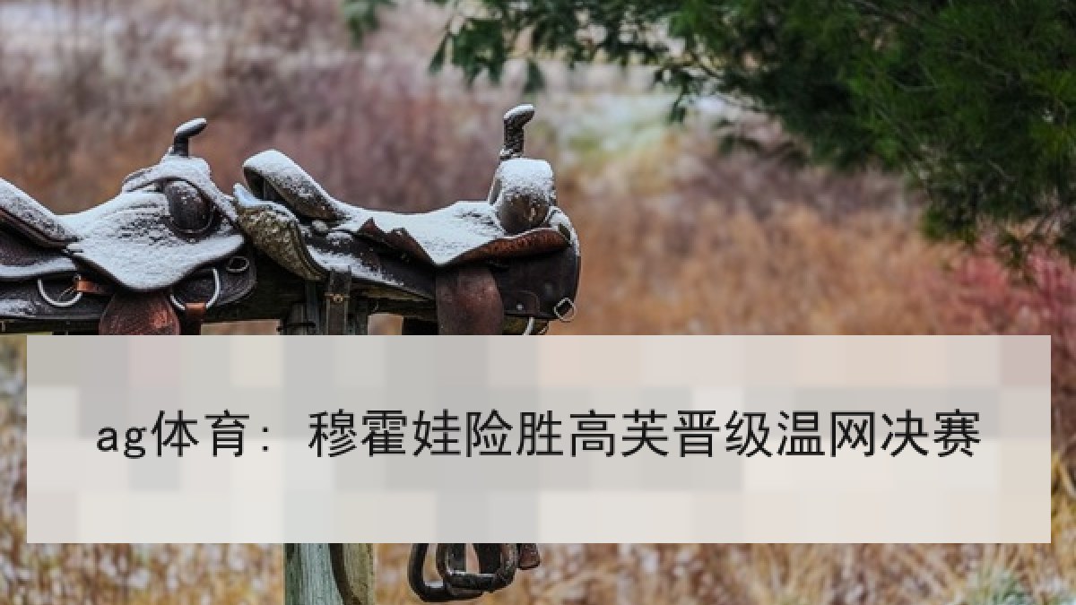 ag体育: 穆霍娃险胜高芙晋级温网决赛